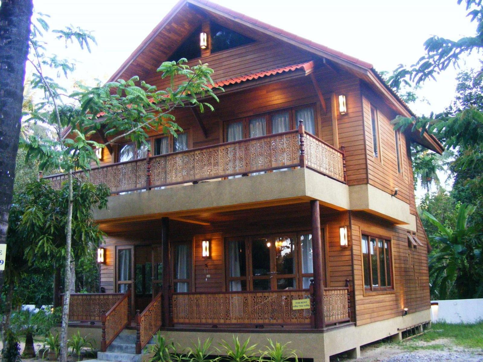 Baan Banyan Villa, Wood House Short Walk To Mae Nam Beach Екстериор снимка